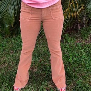 Tan corduroy guess jeans
